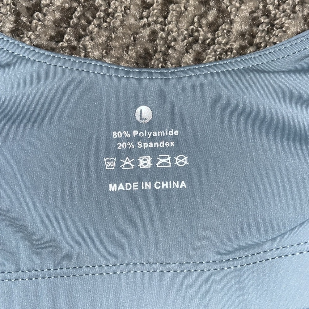 The Gym People Women’s Sports Bra Longline Wirefree Padded with Medium Support - Picture 3 of 4